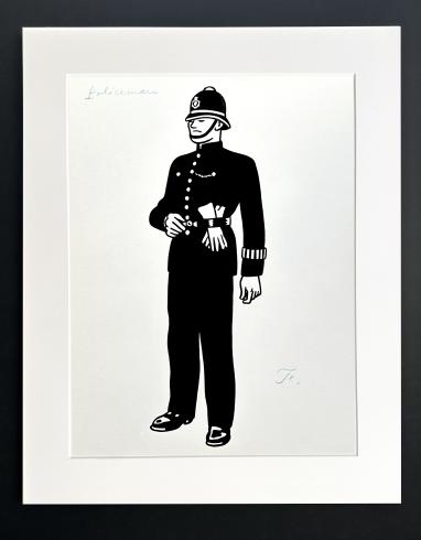 32_Floch_Dessin_original_signe_RIP_Britannia_Policeman