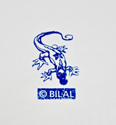 Enki Bilal • "BLEU SANG A PART" Estampe pigmentaire limitée