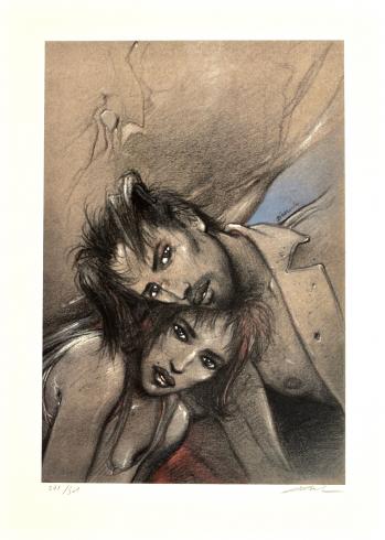 Enki BILAL • "JULIA & ROEM" Affiche Édition d'Art numérotée, signée, limitée à 301 