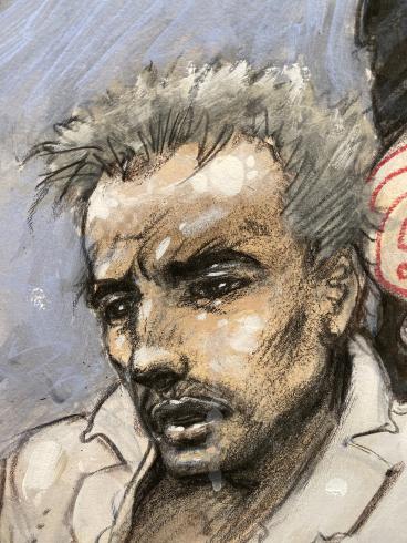Enki BILAL – « Solitudes « Original Rehaut – Numbered, signed by the author.N°03/25