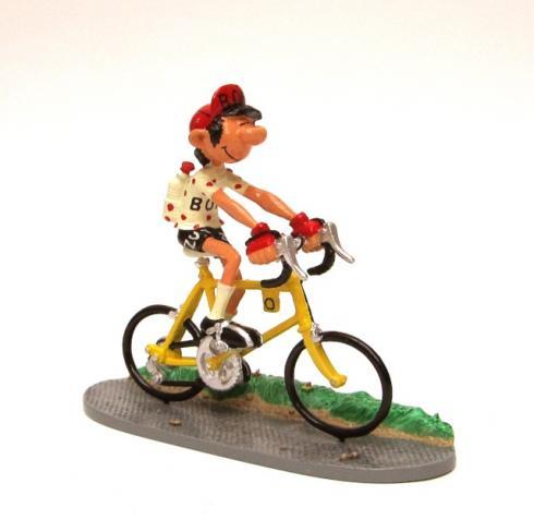 FRANQUIN - PIXI "Gaston cycliste Maillot Pois vélo Jaune"