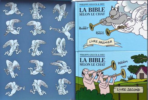 Geluck -Albums " La bible selon le chat"