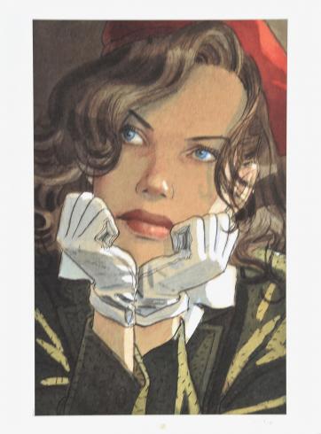 Gibrat - Affiche édition d'Art "Jeanne "signée