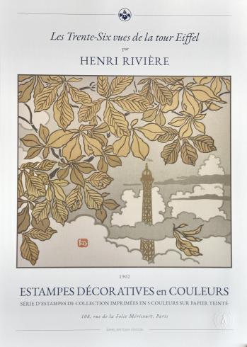 Henri RIVIERE -Affiche éditiond'art "1902"