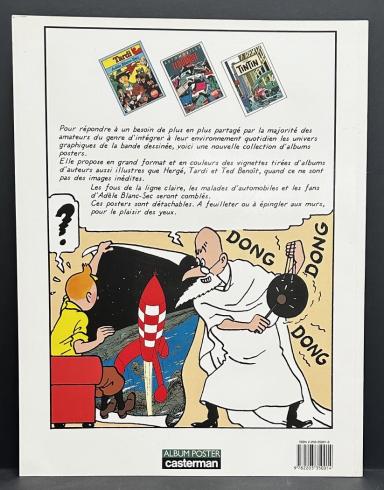 Hergé . Album poster 1986 E.O