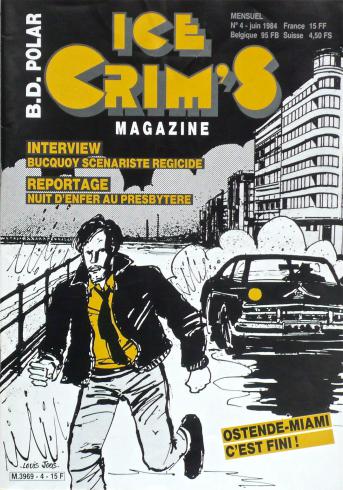 JOOS . "ice crim's "magazine du polar . couverture Joos