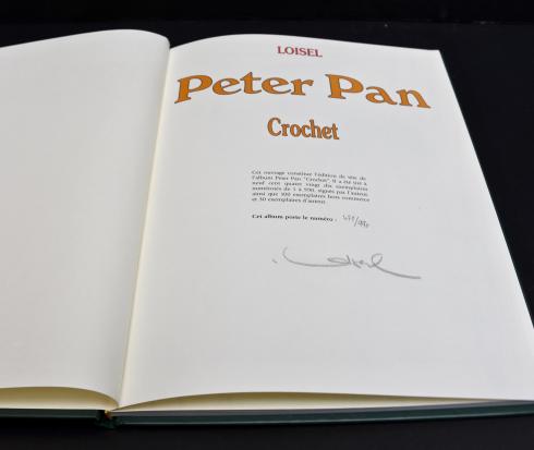 LOISEL.Peter Pan.Edition de luxe. "Crochet"Numéroté signé 990ex.