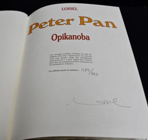 LOISEL.Peter Pan.Edition de luxe. "Opikanoba"Numéroté signé 990ex.