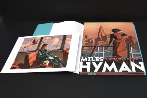 Miles Hyman -L'entre-deux mondes - avec jaquette et exlibris