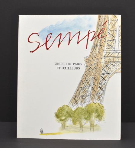 Sempé . livre  " Un peu de Paris et d'ailleurs "