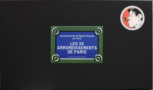 Tardi • "Coffret - Nestor Burma "Les arrondissement de Paris" version luxe n° & signé 75 ex.