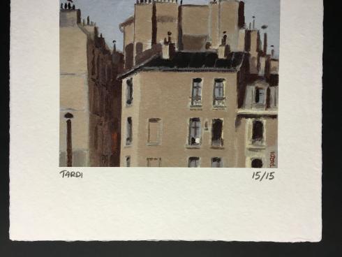 Tardi • "Paris vu par .... 3" estampe pigmentaire N° signée limitée à 15 ex