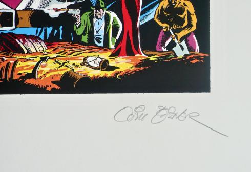 Will Eisner. Rare sérigraphie " The Spirit" E.A signée