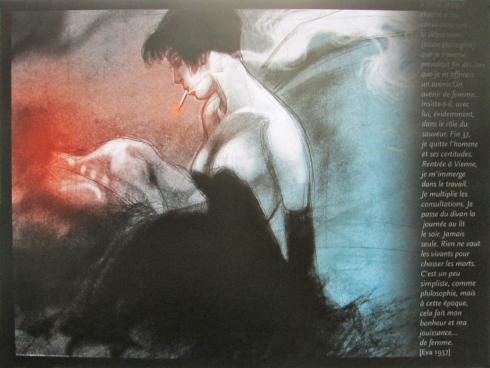 YSLAIRE . Affiche Édition d'Art "XXè Ciel. Eva Stern 1937"