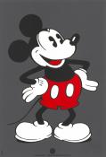DISNEY . Petite Sérigraphie "Mickey Mouse Happy"