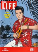 FLOC'H . Sérigraphie "Elvis Presley High Life" signée