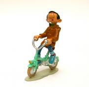 FRANQUIN . Pixi figurine "Gaston mini vélo"