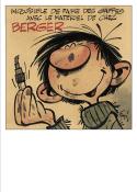 Franquin - Affiche édition d'art "Gaston Lagaffe "Publicité Berger