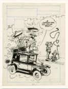 Franquin • Gaston Lagaffe"couvertures #7" Estampe pigmentaire limitée à 199ex.