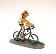 FRANQUIN -PIXI "Gaston cycliste Maillot jaune vélo bleu"