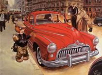 Guarnido "John's Buick" Affiche édition d'art 24x18cm