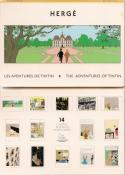 HERGÉ . TINTIN - CARTES POSTALES "Les Aventures de Tintin"