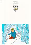 Hergé • "TINTIN au Tibet" Carte double