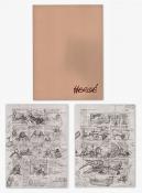 Hergé - TINTIN - PROJET POUR LES PLANCHES N° 1 & 2 DE TINTIN ET L'ALPH-ART