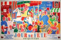 JACQUELIN . Affiche de film -  "Jour de Fête" de Jacques Tati