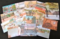 JUILLARD . Coffret 18 Cartes Postales "18 Vues de la Tour Eiffel"