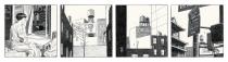 Juillard-Estampe " New-York " Paris  grand format panoramique- Numérotée signée 25ex.