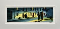 Loustal / Simenon. Estampe pigmentaire "Maigret 3" -Signée, limitée et numérotée