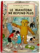 HERGÉ. Album Jo, Zette et Jocko - "Le Manitoba ne répond plus"