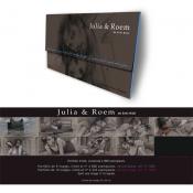BILAL . Portfolio "Julia & Roem" version bleue