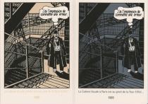 TARDI . Lot 2 Cartes Postales Sérigraphiées - "Le Démon de la Tour Eiffel"